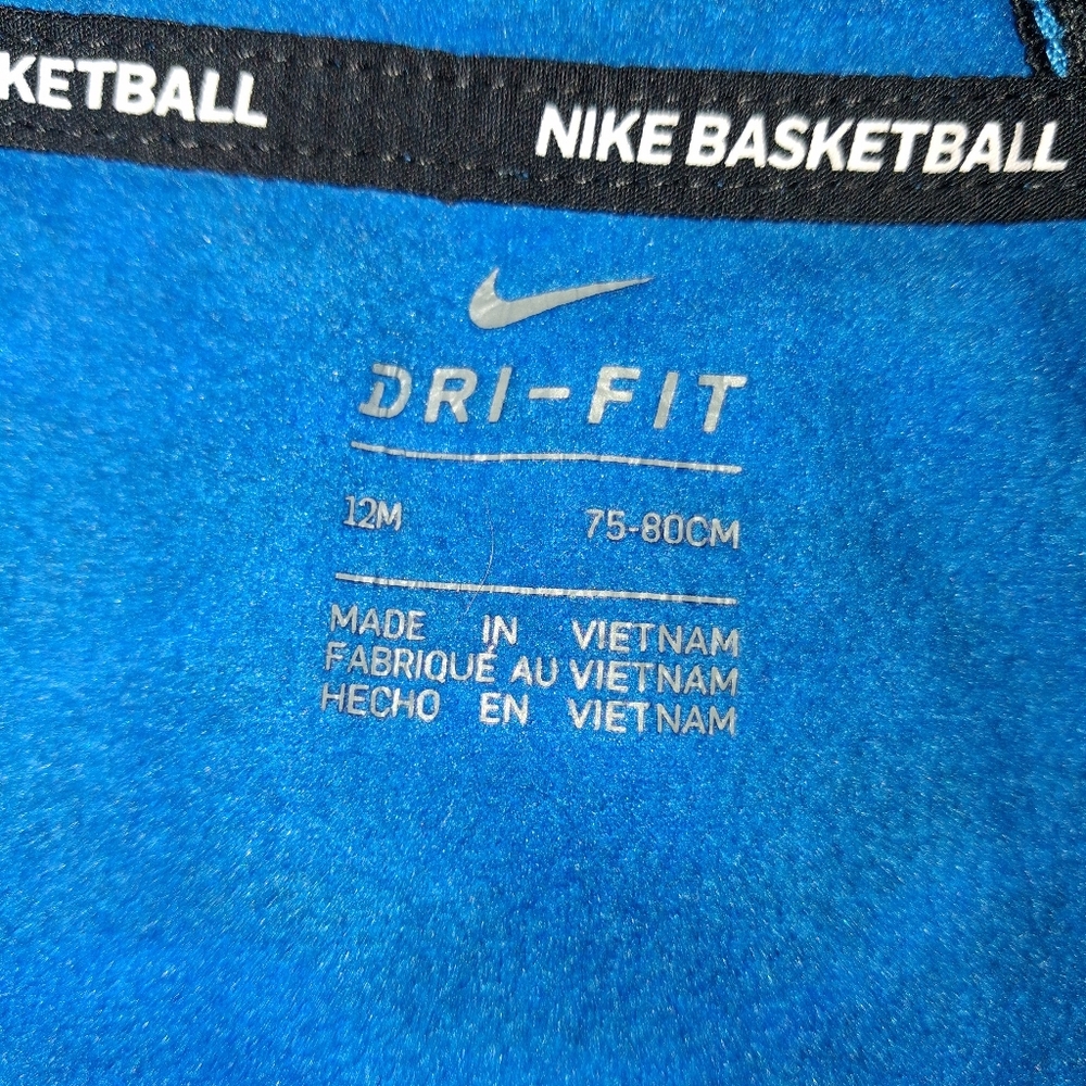 Nike ELITE Kids 2 Piece Sweatsuit Size 12 Months Blue/Black - Picture 9 of 15